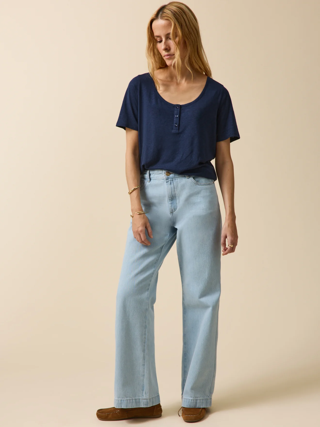 T-shirt tunisien lin et viscose femme - Image 4