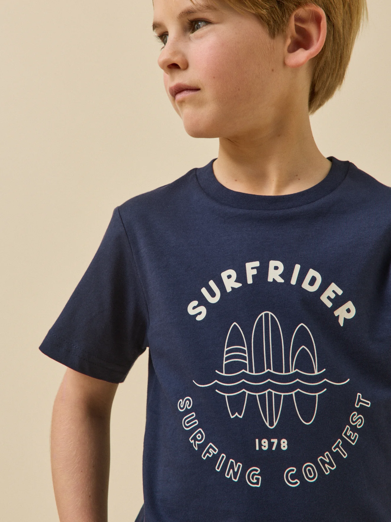 T-shirt imprimé garçon - Coton biologique - Image 8