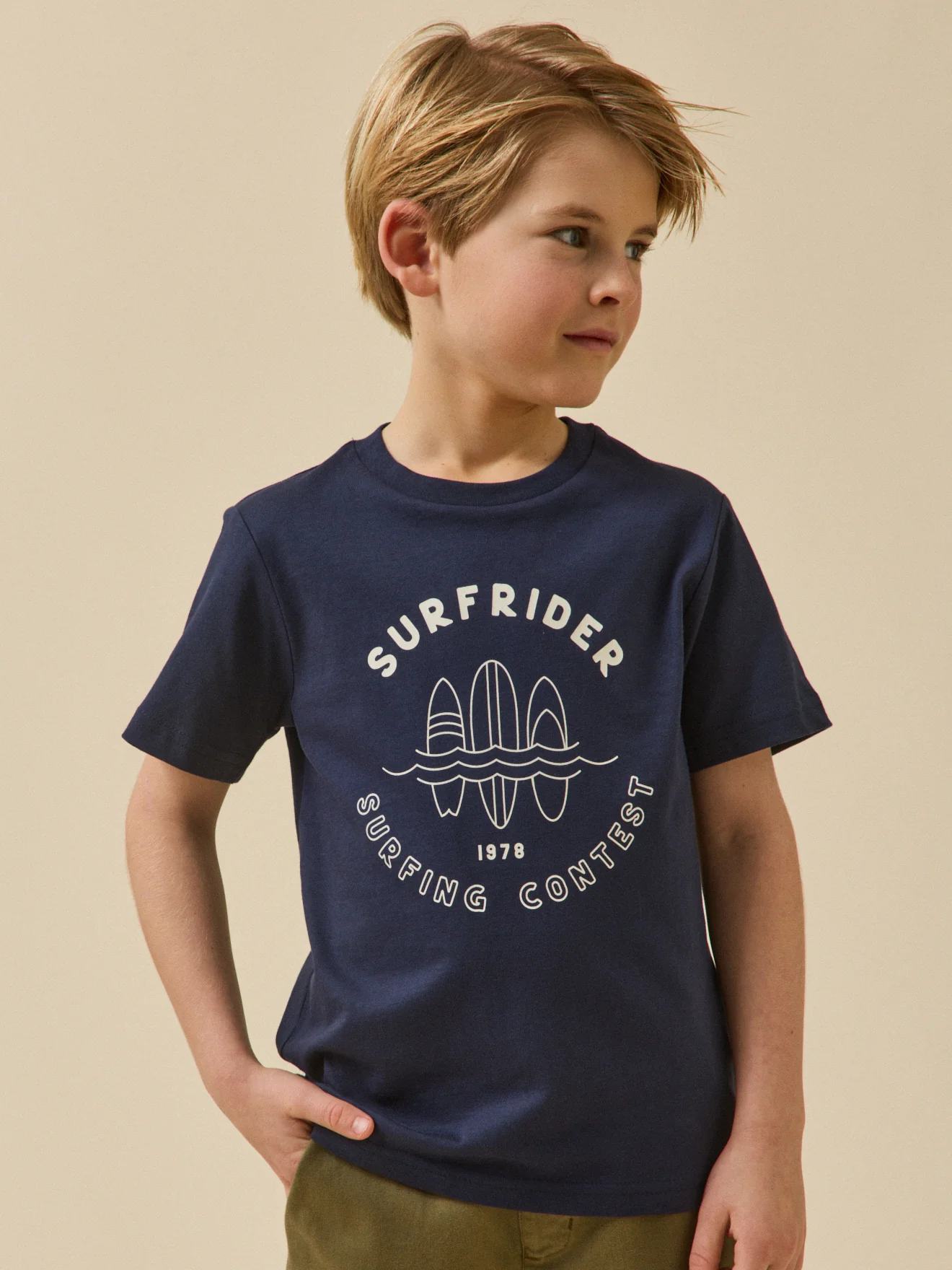 T-shirt imprimé garçon - Coton biologique - Image 9