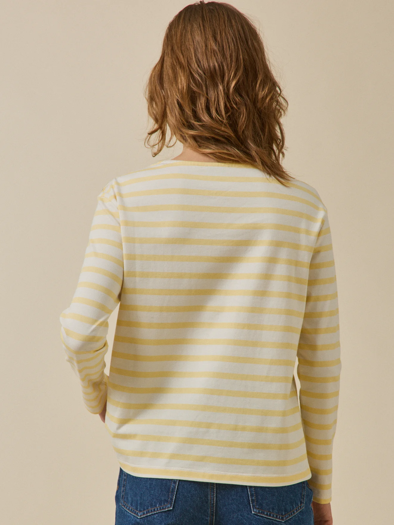 T-shirt marinière femme coton biologique - Image 3