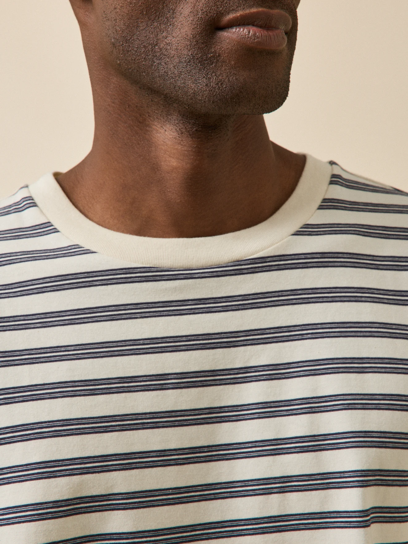 T-shirt rayé homme coton biologique - Image 3