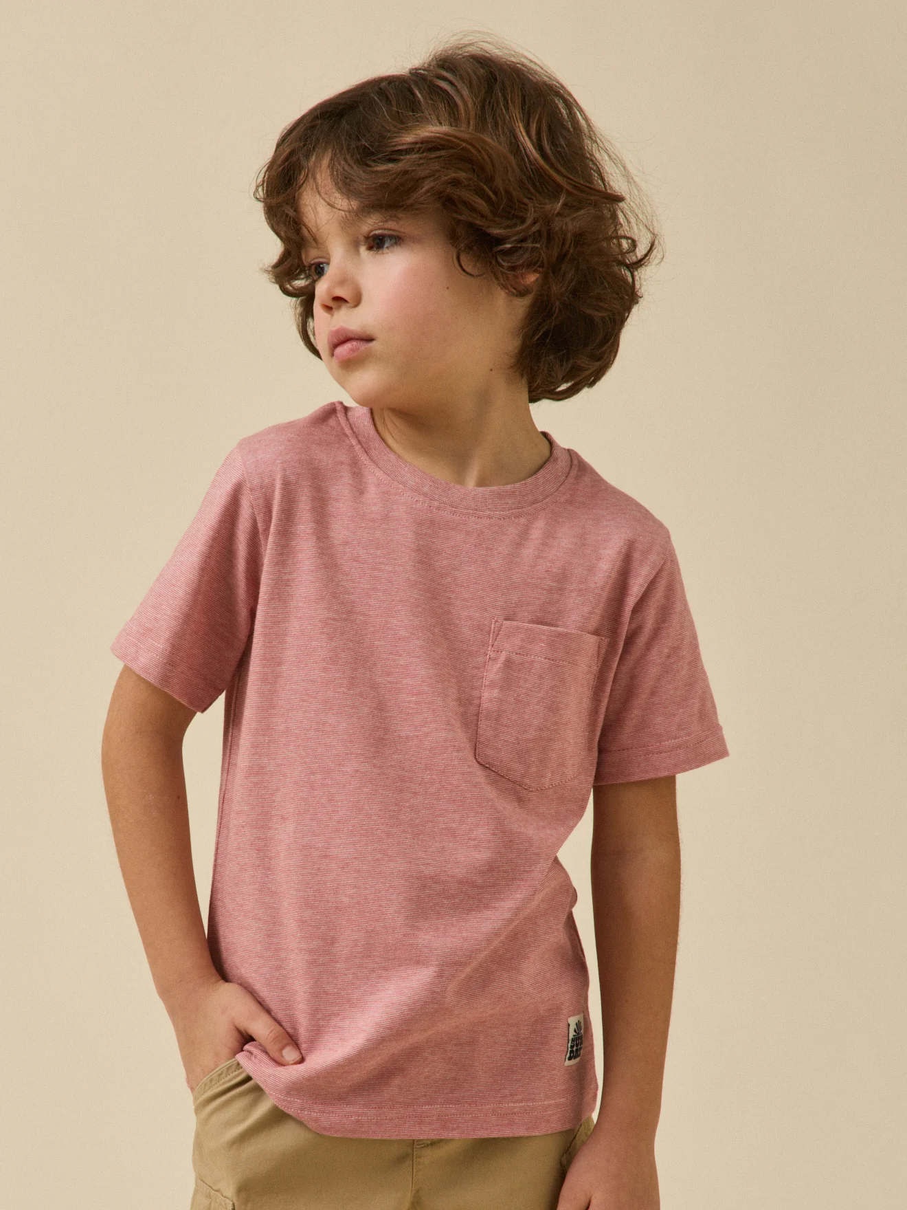 T-shirt rayé garçon - Coton biologique - Image 10
