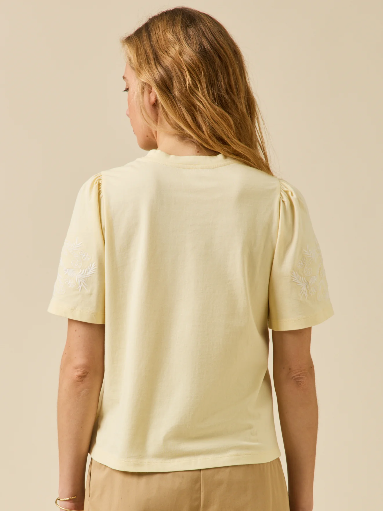 T-shirt brodé femme coton biologique - Image 2