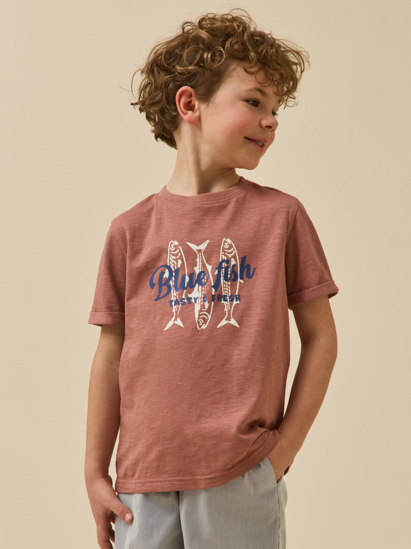 T-shirt imprimé garçon - Coton biologique - Image 9