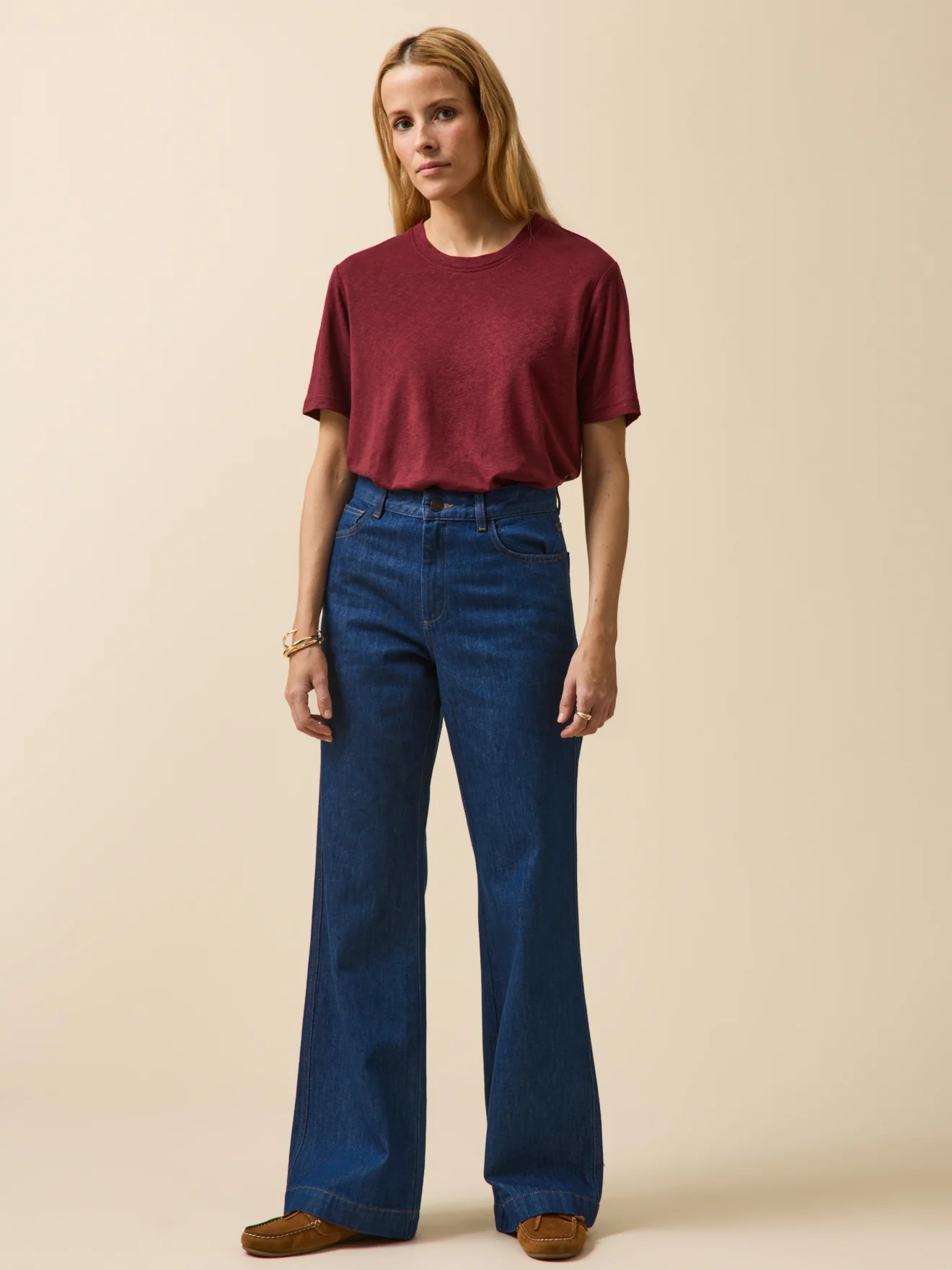 T-shirt lin et viscose femme - Image 4