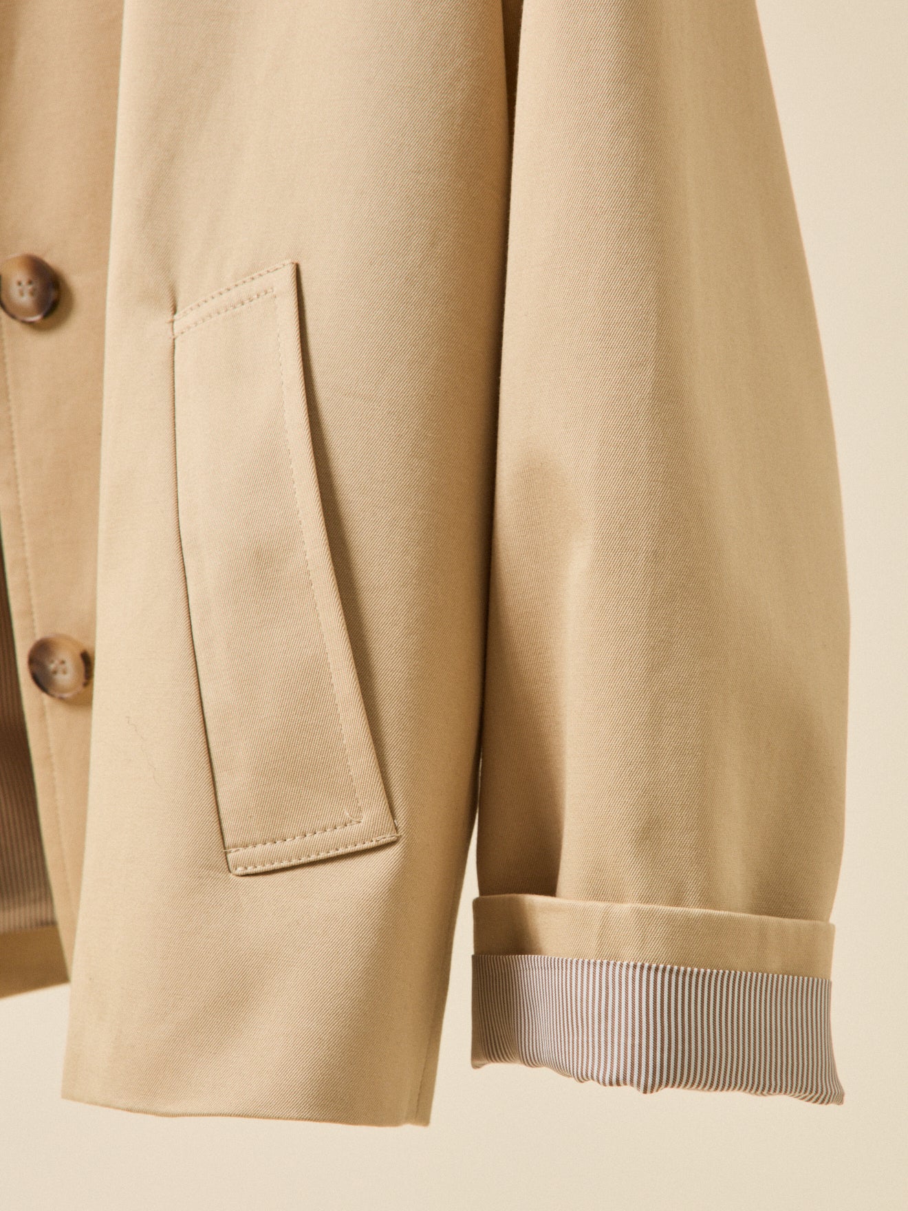 Trench court coton biologique femme - Image 8