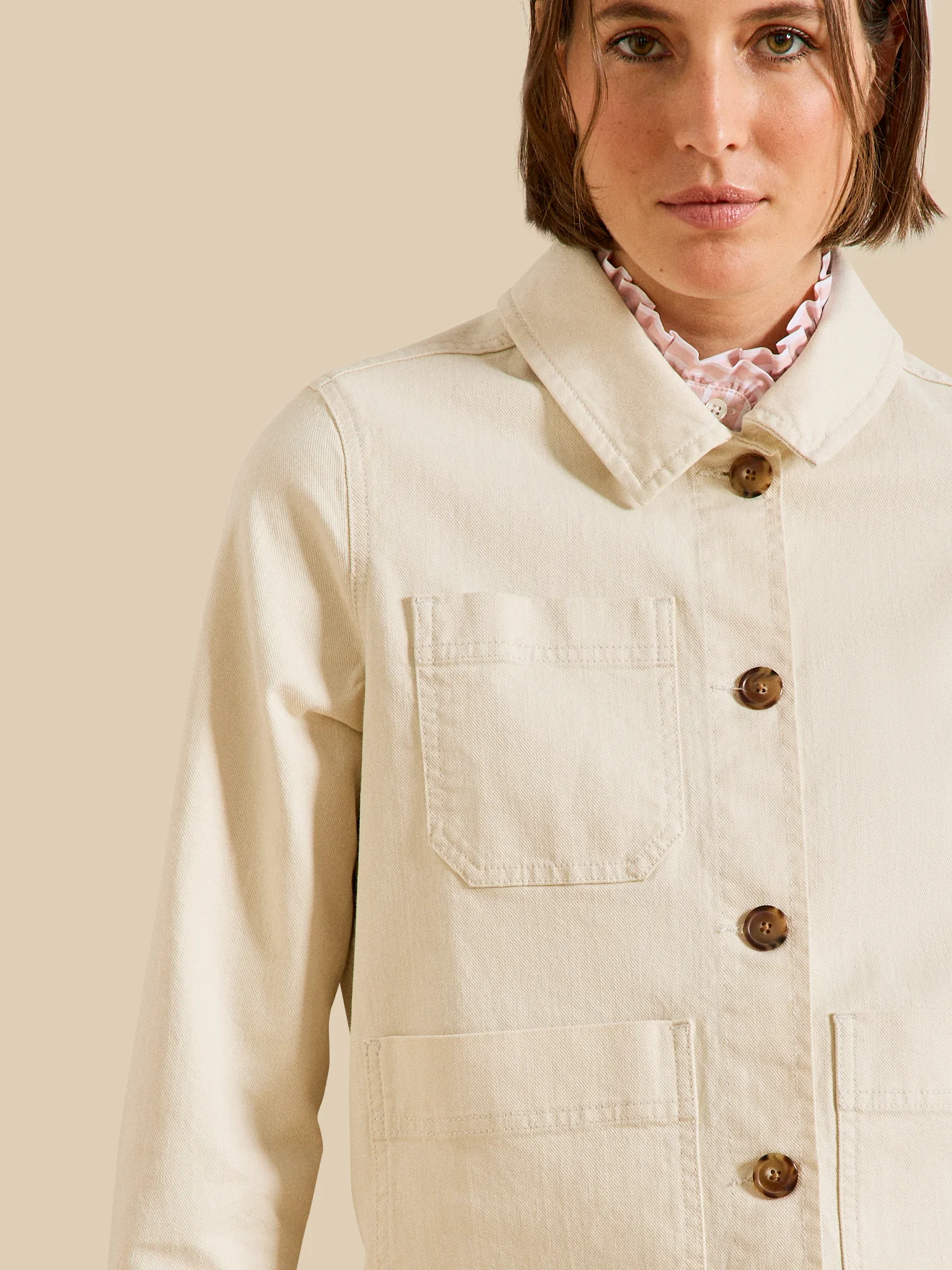 Veste worker femme coton - Image 5