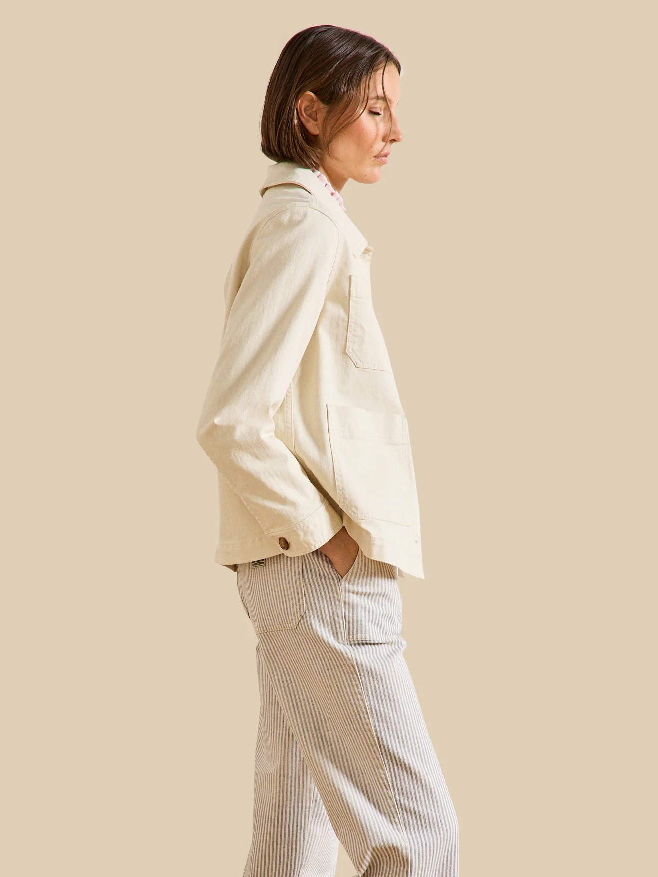 Veste worker femme coton - Image 6