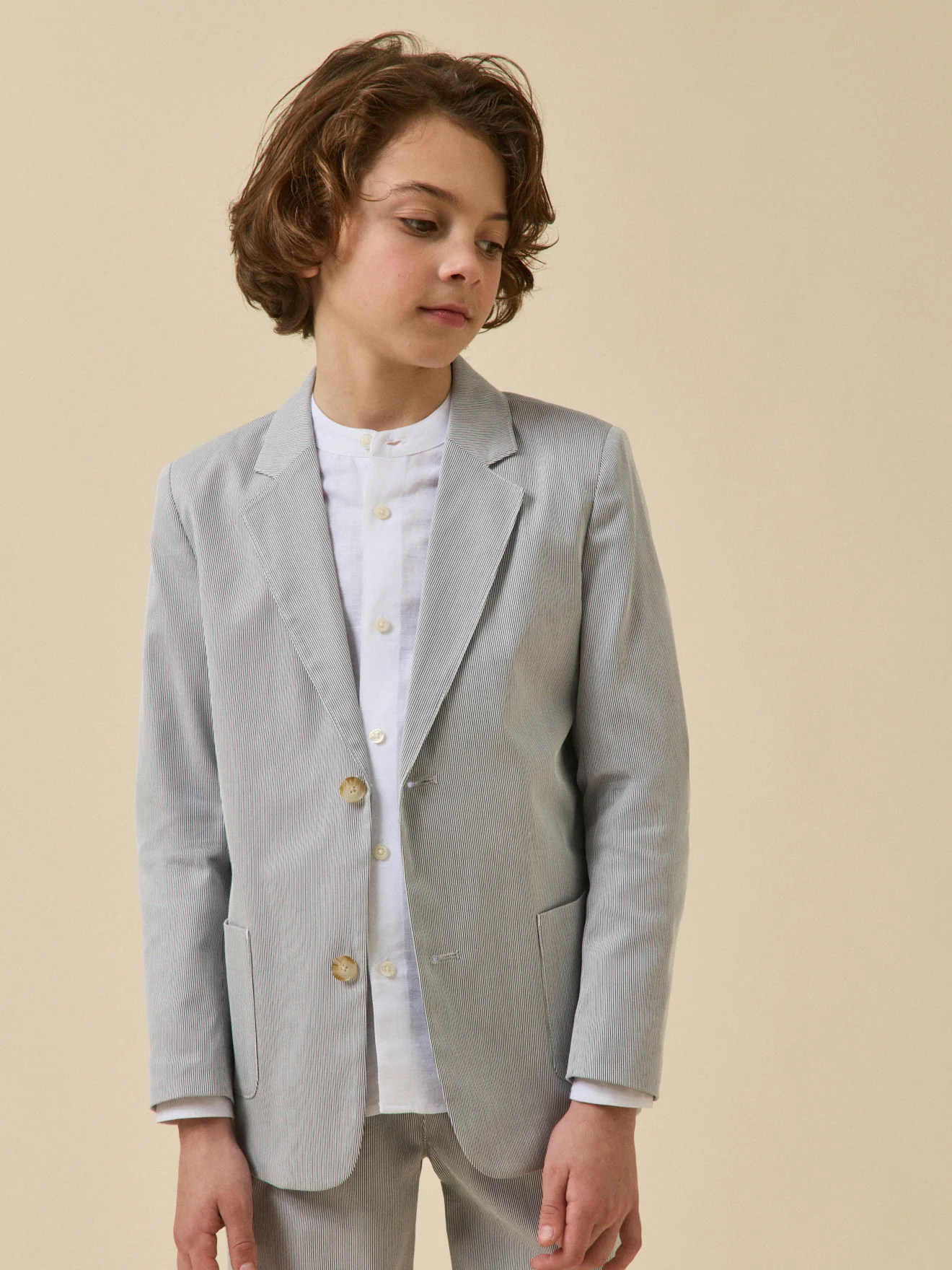 Veste de costume rayée Garçon - Collection Fêtes et Mariages - Image 19