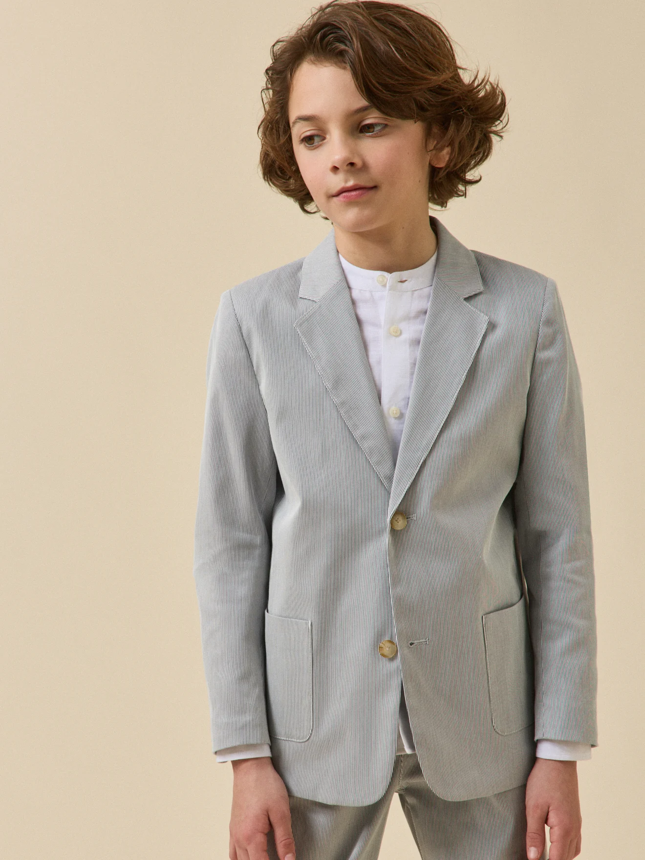 Veste de costume rayée Garçon - Collection Fêtes et Mariages - Image 20