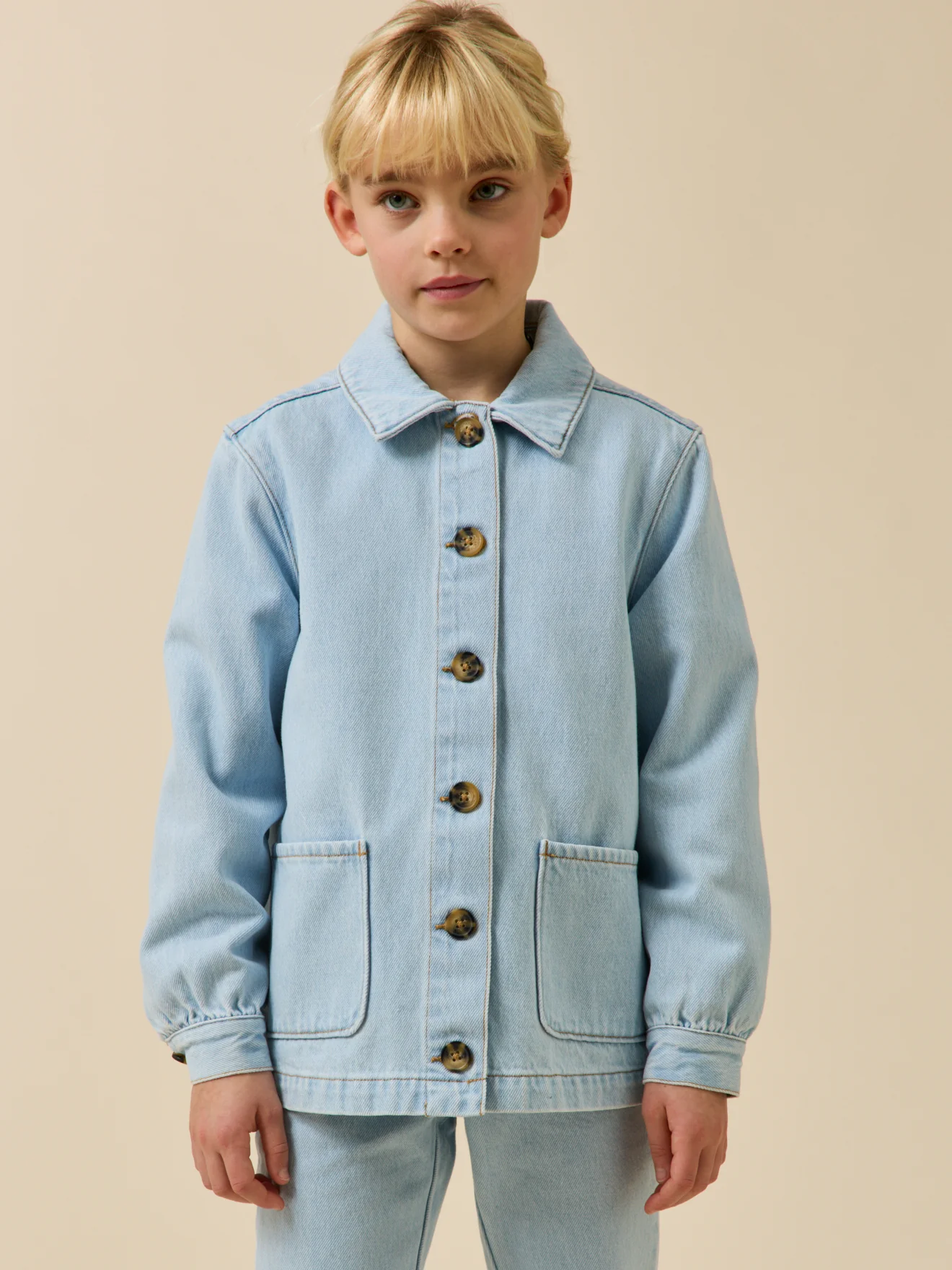 Veste worker Fille en denim - Image 2