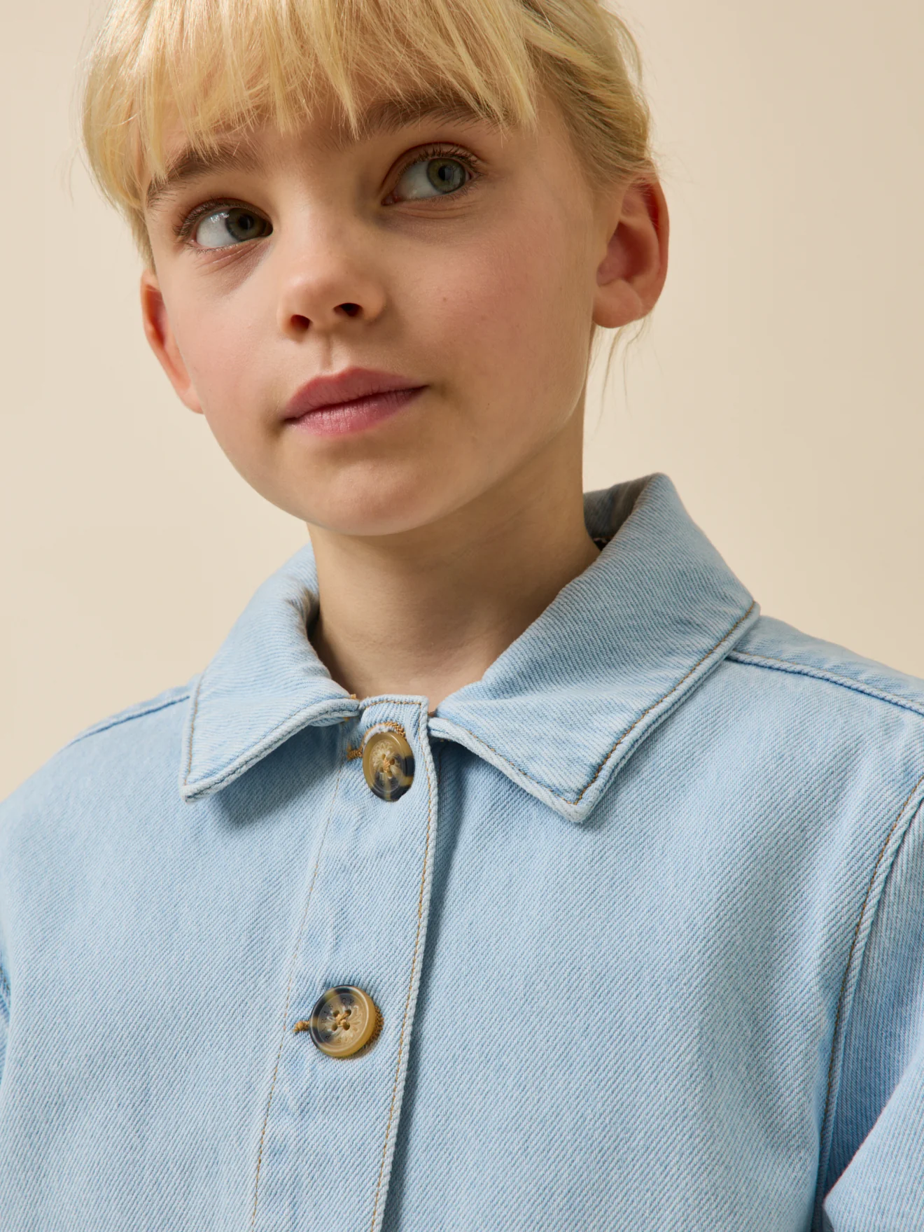 Veste worker Fille en denim - Image 4