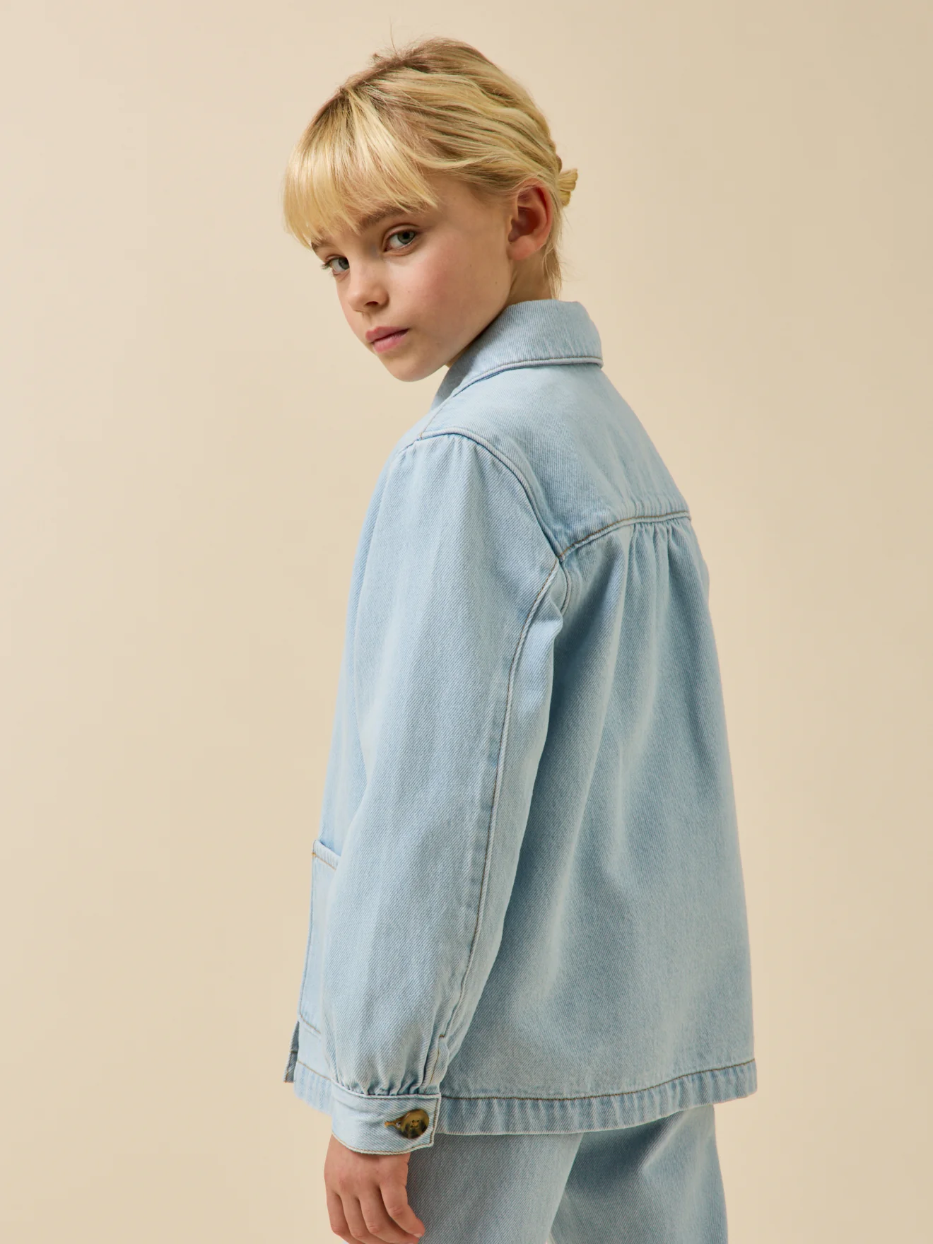Veste worker Fille en denim - Image 6