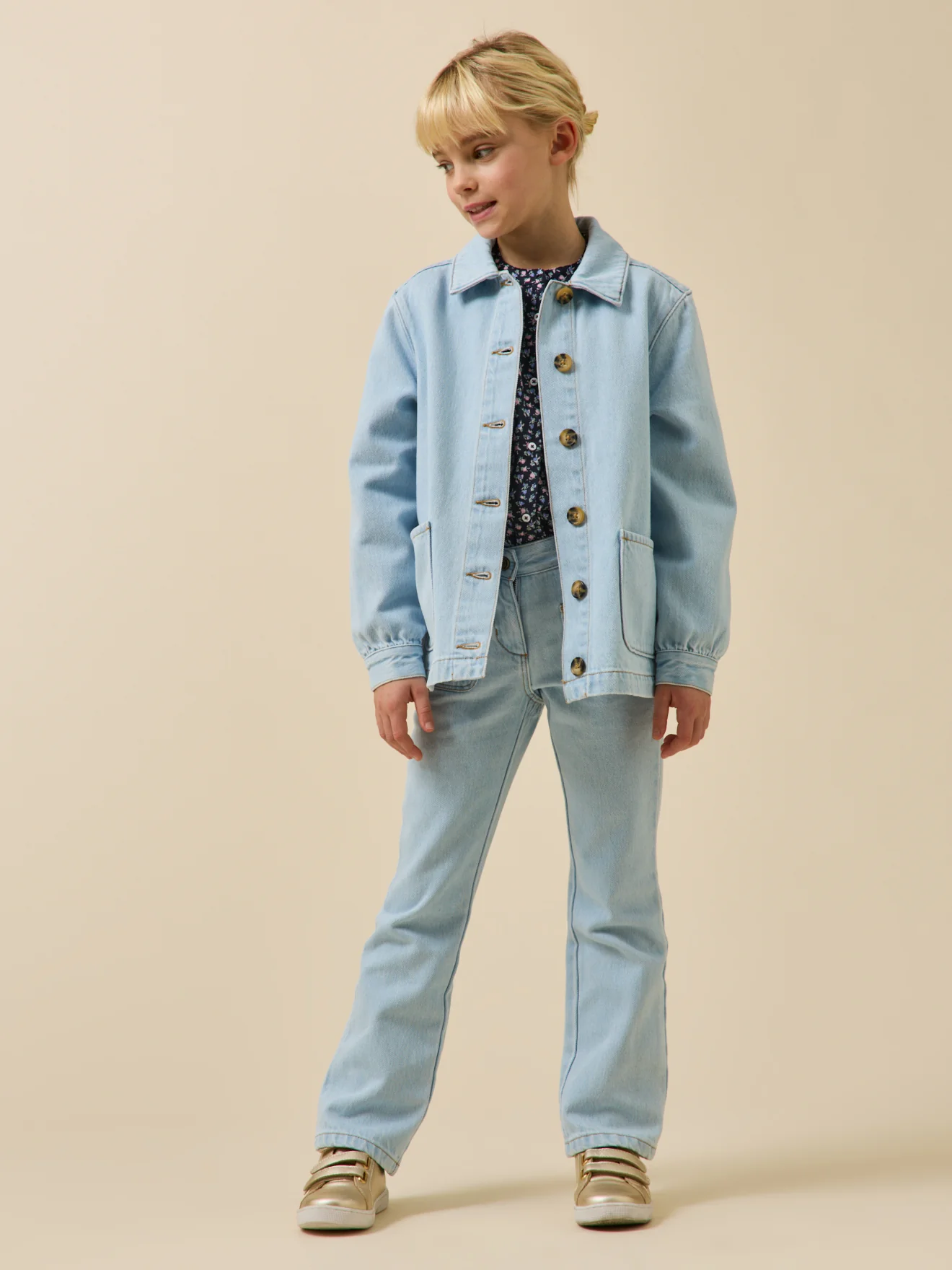Veste worker Fille en denim - Image 7