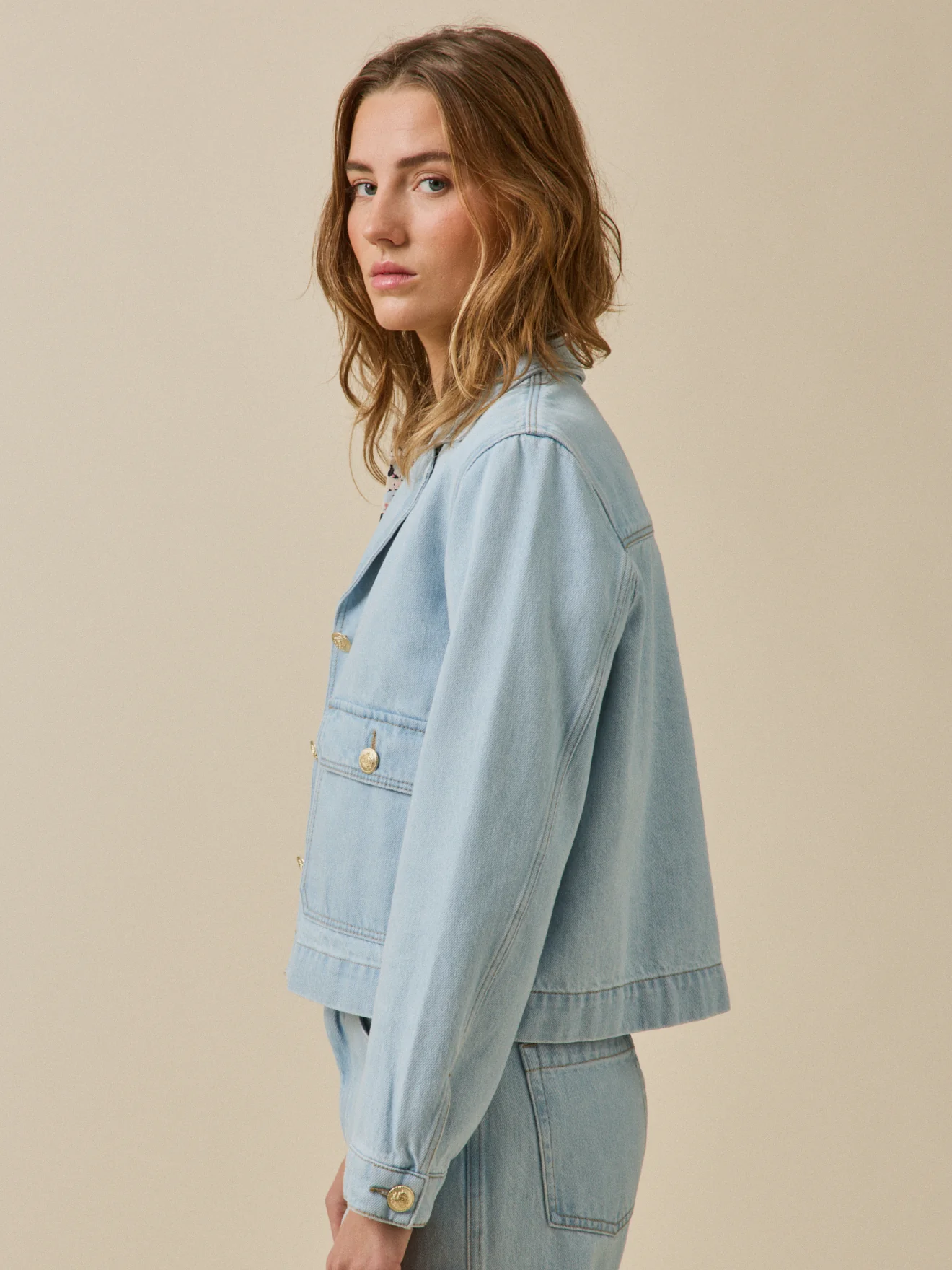 Veste en jean femme coton biologique - Image 4