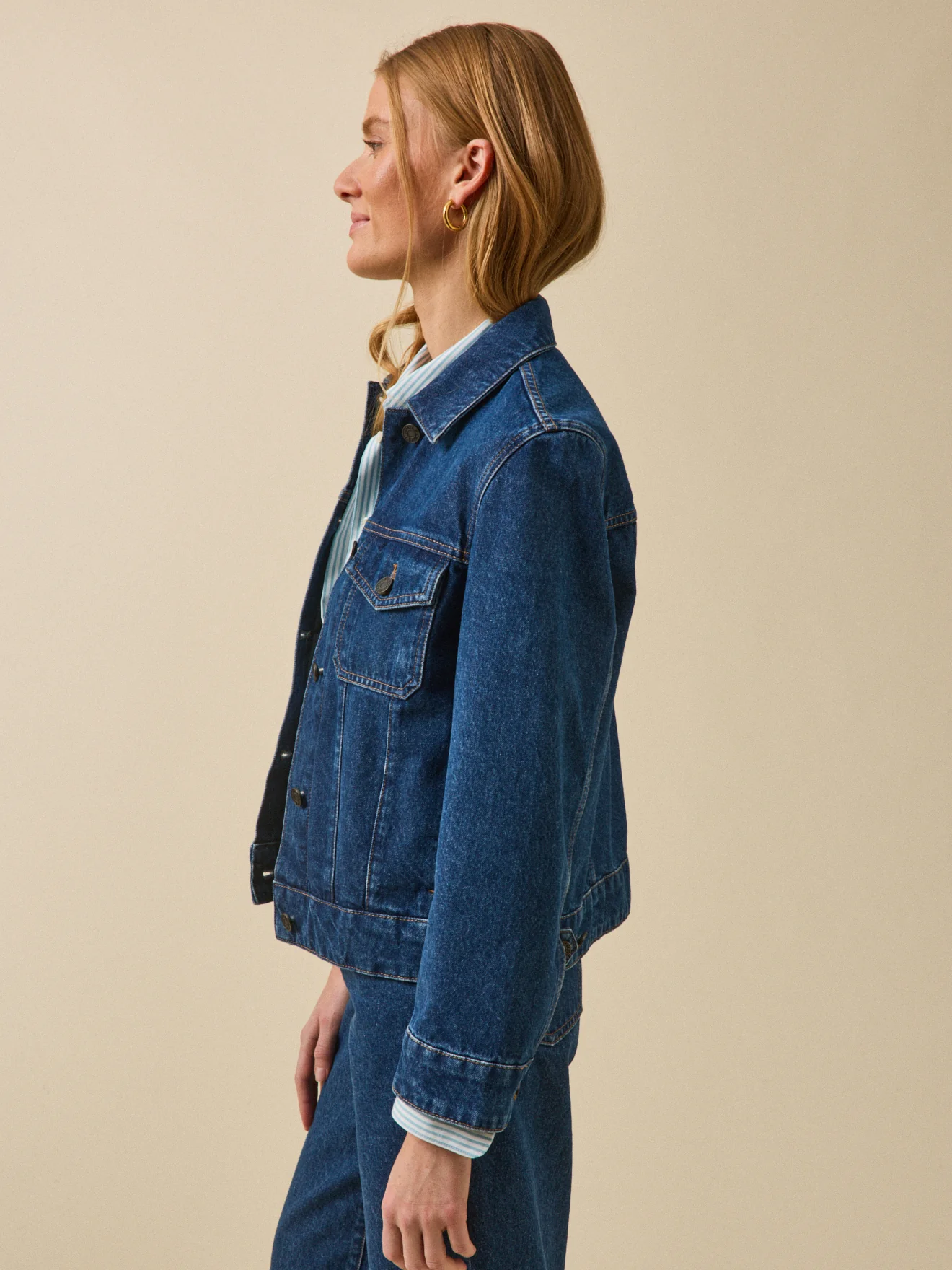 Veste en jean femme coton biologique - Image 4