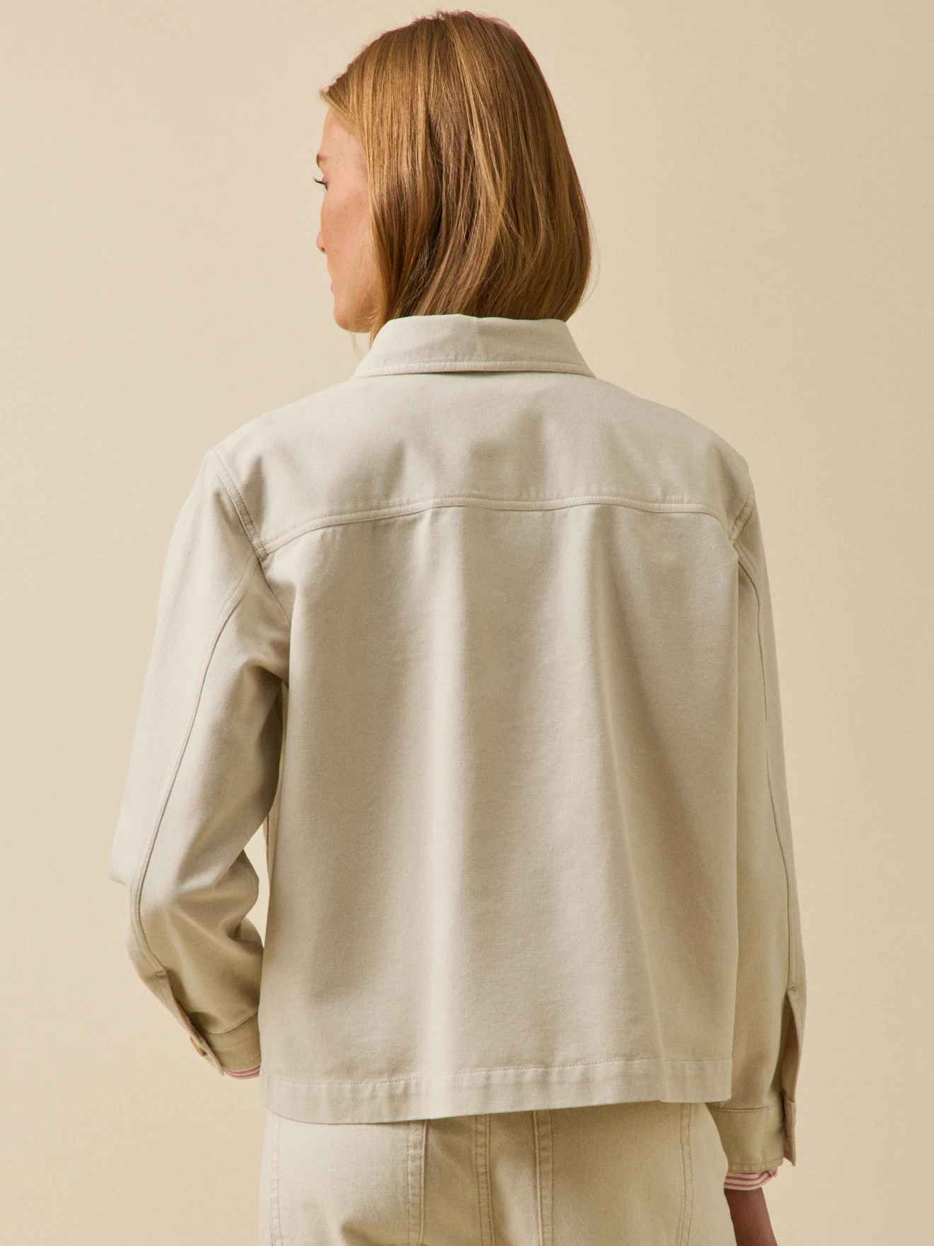 Veste worker femme coton biologique - Image 3