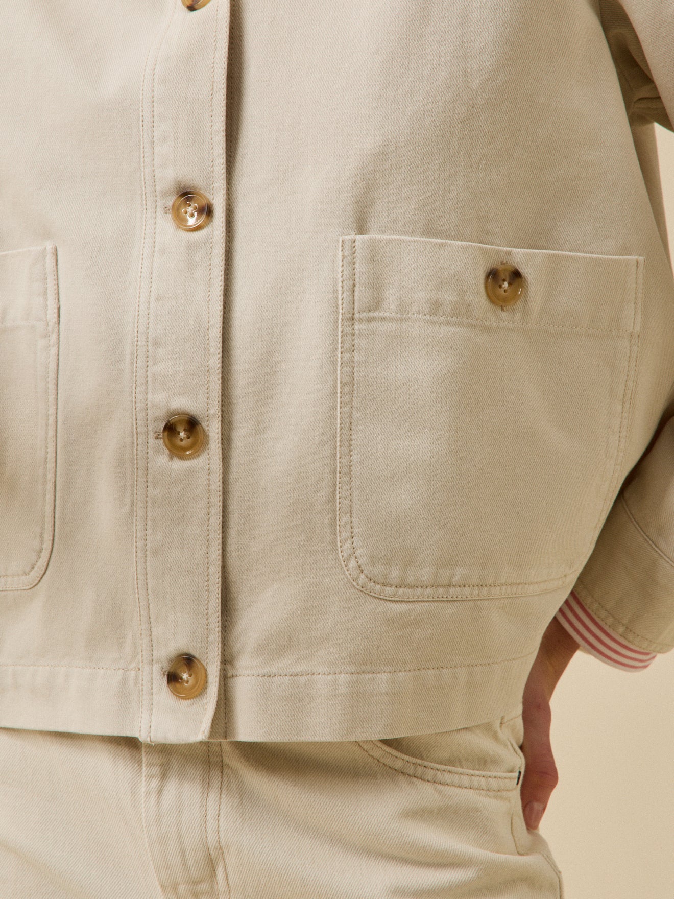 Veste worker femme coton biologique - Image 4