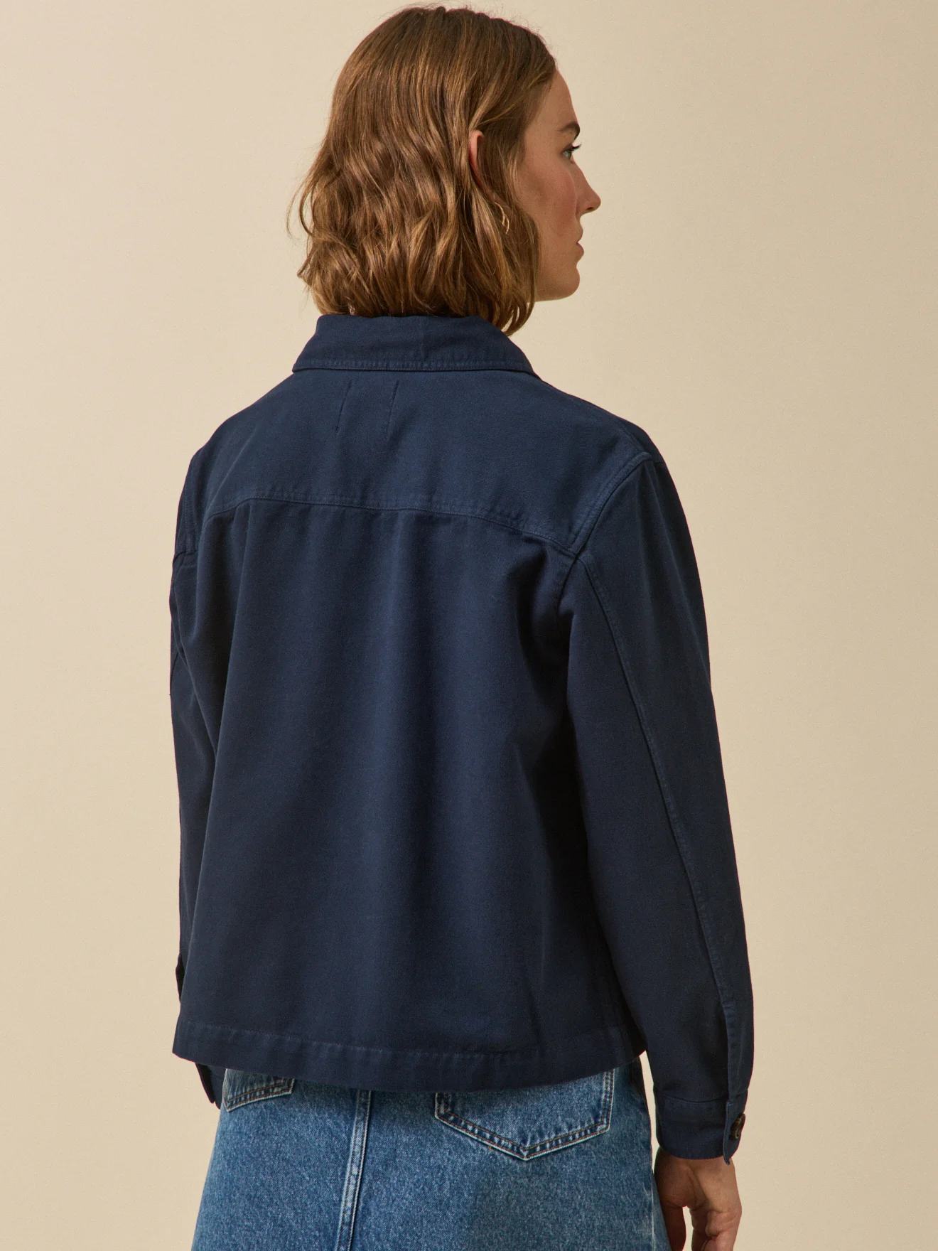 Veste worker femme coton biologique - Image 3